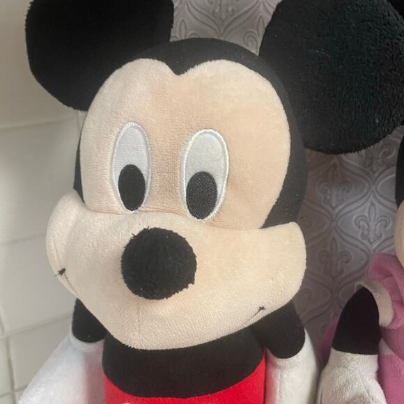 Disney Mickey Mouse Minnie Mouse Plush Lot Stuffed Characters - Picture 3 of 6